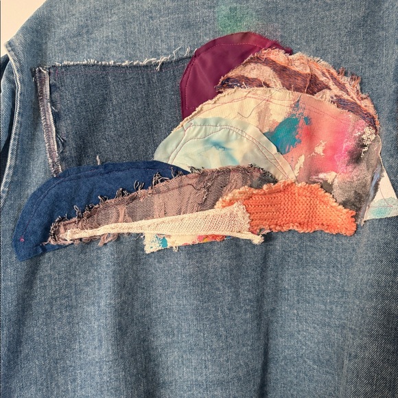 Vintage Ralph Lauren Denim jacket/Cord collar - Picture 4 of 7